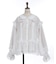 ブルゾン風フリルシアブラウス