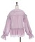 ブルゾン風フリルシアブラウス