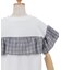 チェックリボンフリルＴシャツ
