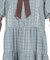 丸襟チェックワンピース