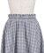 チェックギャザーイレヘムスカート