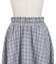 チェックギャザーイレヘムスカート