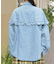 フリルデニムシャツ