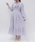 ミモザ×ラベンダー柄ワンピース