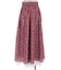 苺柄切替フレアスカート