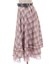ベルト付きサーキュラースカート