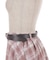 ベルト付きサーキュラースカート