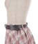 ベルト付きサーキュラースカート