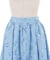 ネモフィラ柄連ボタンスカート