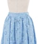 ネモフィラ柄連ボタンスカート