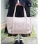 薔薇刺繍多機能ビッグトート