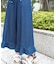 ハイウエストワイドデニムパンツ
