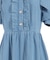 リボンショルダーデニムワンピース