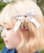 チェリーリボンヘアクリップ
