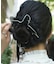 バイカラーフリルシュシュ