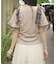 シフォンリボンカットプルオーバー