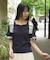 シフォンリボンカットプルオーバー