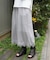接触冷感裾レースワイドパンツ