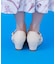 カットワークアシメサンダル