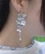 紫陽花アシメイヤリング