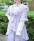 紫陽花刺繍フリルガウン