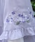 紫陽花刺繍フリルガウン