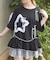 星×コットンレースシャツ