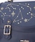月星箔押しフラップサッチェル