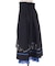 スパークル刺繍配色スカート