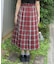 ベルト×チェーンプリーツスカート