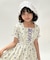 ロリィタ風花柄ワンピース