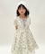 ロリィタ風花柄ワンピース