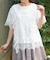 レースレイヤードＴシャツ