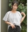 レース×編み上げカットプルオーバー