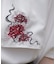 彼岸花刺繍ネクタイブラウス