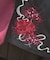 彼岸花刺繍ネクタイブラウス