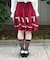 メニーリボンミドルスカート