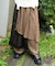 アシメレース重ねパンツ