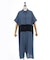 配色ロングシャツワンピース