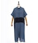 配色ロングシャツワンピース
