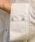 タックデザイン七分袖シャツ