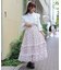 ミニローズプリントスカート