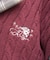 刺繍入りチルデンニットベスト