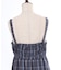 チェック柄キャミワンピース