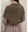 パール付三角ニットマフラー