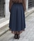 シフォンフリルイレヘムスカート