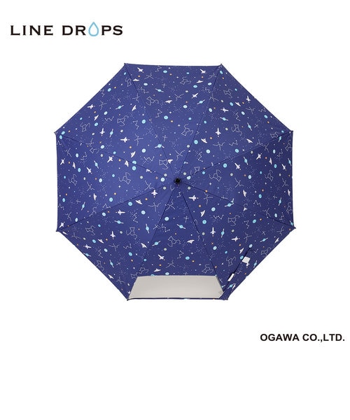 LINEDROPS 晴雨兼用子供日傘 キッズジャンプ式長傘 昨年話題と