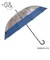 ゼロボーダー　12本骨POE切継ぎ雨傘　60㎝　ネイビー