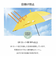 キッズ日傘 長傘 晴雨兼用 LINEDROPS 55cm ジャンプ式 UVカット率＆遮光率99.9％以上 遮熱効果 はっ水加工 尖っていないT型露先 反射テープ 透明窓つき 8本骨 通学 サックス 54636