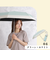 折りたたみ傘 晴雨兼用 LINEDROPS 50cm 手開き式 UVカット 遮光率99％以上 グログランリボン バイカラー シンプル レディース グリーン×ホワイト 57410
